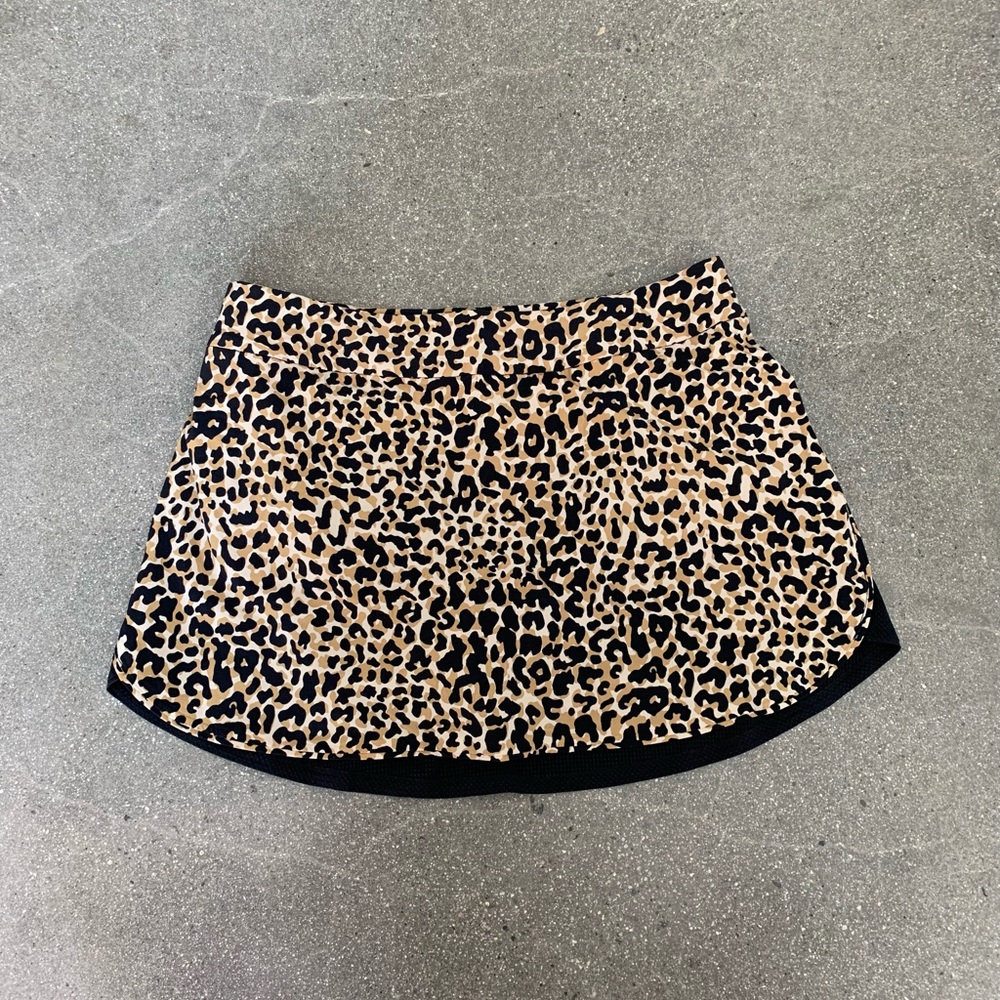 Outdoor Voices Exercise 3 inch Skort in Leopard